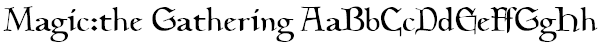 Magic the Gathering Font